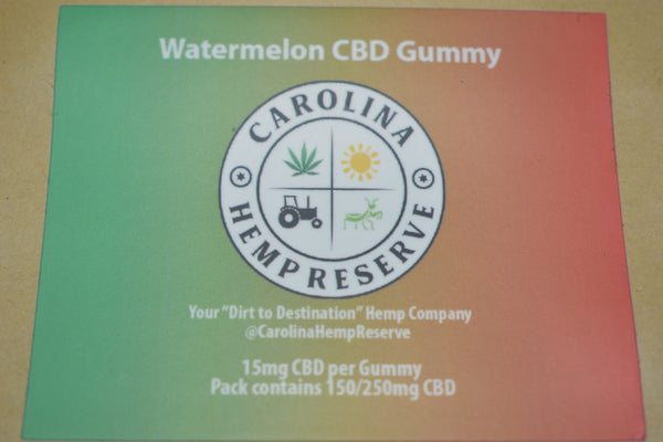 Watermelon CBD Gummies (150/250mg)